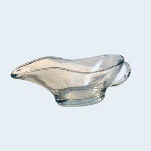 Vintage Anchor Hocking Glass Gravy Boat